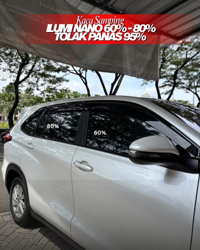 Rekomendasi Kaca Film Anti Panas di Alam Sutera Tangerang, Ilumi Nano 60% 80%