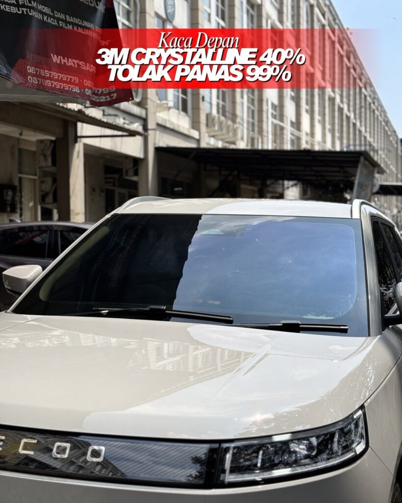 Kaca Film 3M Crystalline 40% Tolak Panas 99%