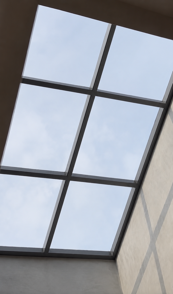 Before kaca film skylight