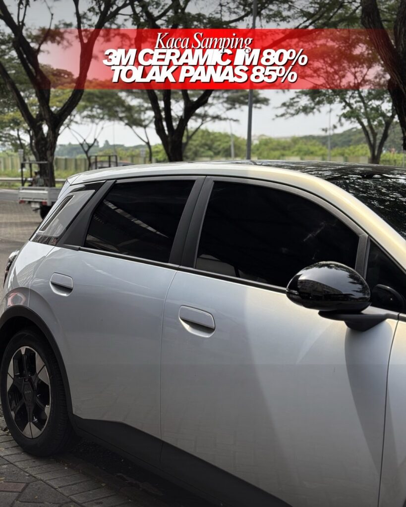 Kaca Film 3m Ceramic IM 80% Mobil Listrik
