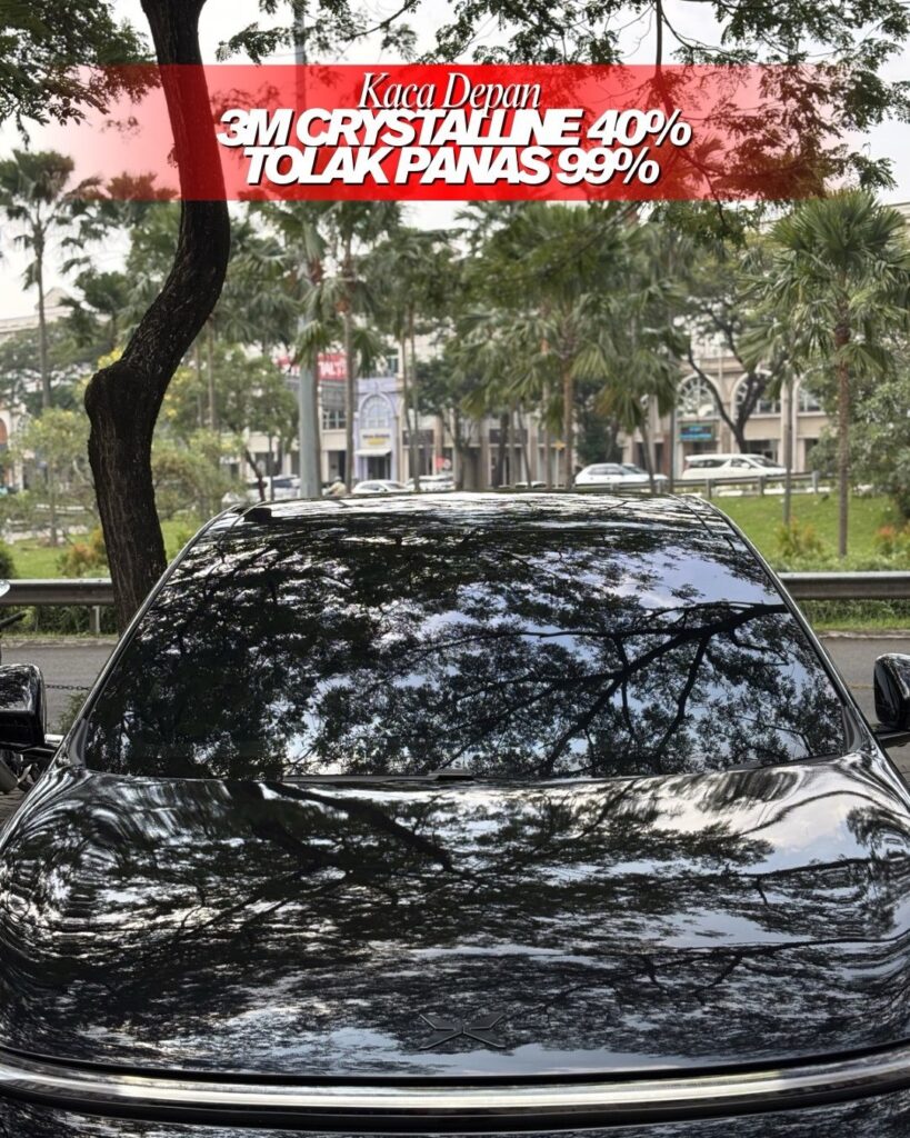 Kaca Depan dengan Kaca Film 3M Crystalline by Kalatin Dealer Resmi Kaca Film 3M