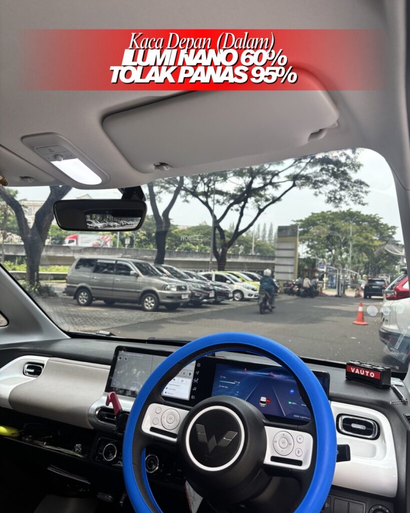 Bagaimana Visibilitas Kaca Film Ilumi Nano 60% di Kaca Depan Mobil?