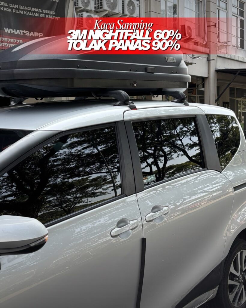Pasang Kaca Film 3M Nightfall 60 di Dealer Resmi Terdekat Cengkareng