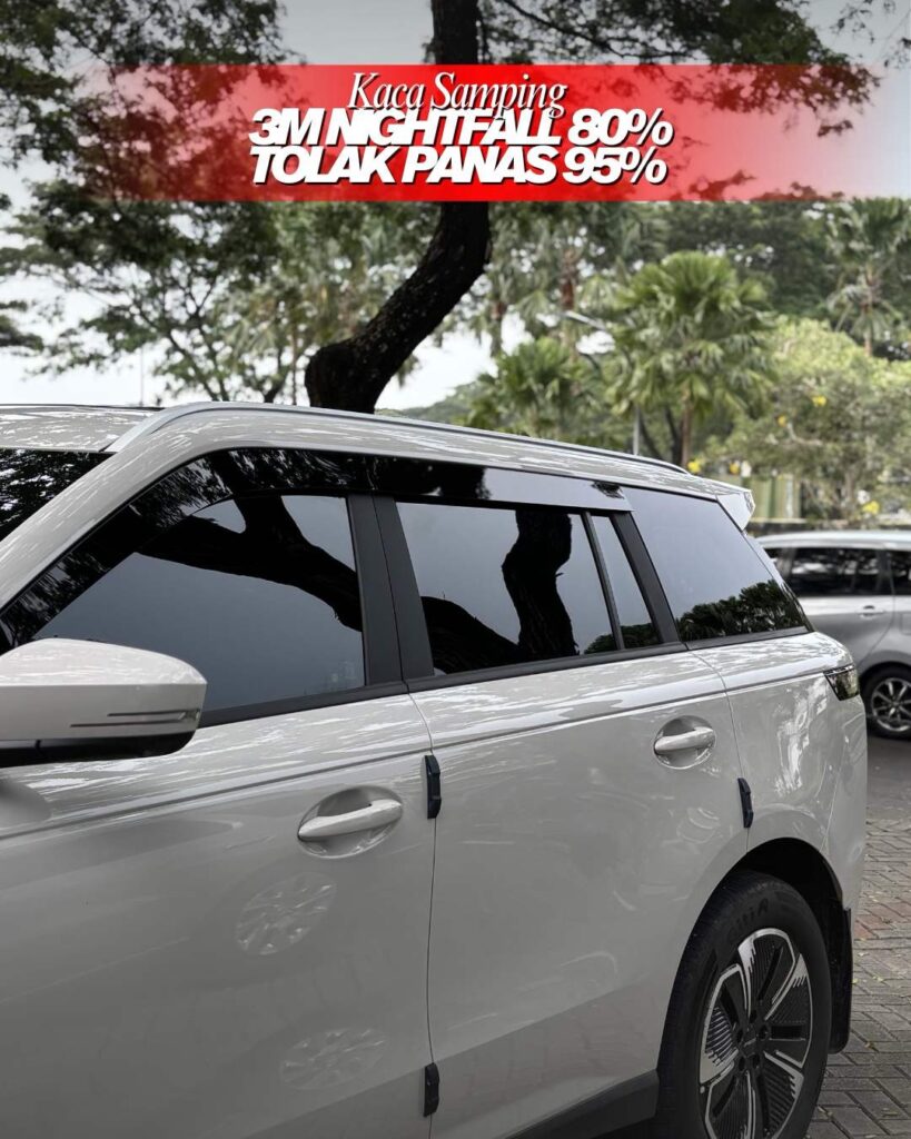 Pasang Kaca Film 3M Nightfall 80 di Dealer Resmi Terdekat Cengkareng