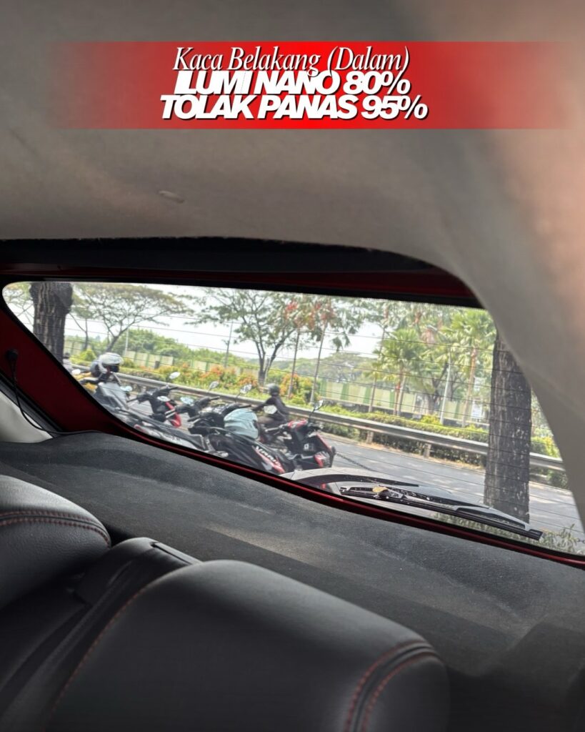 Tampilan Ilumi Nano 80% dari dalam kabin ke luar